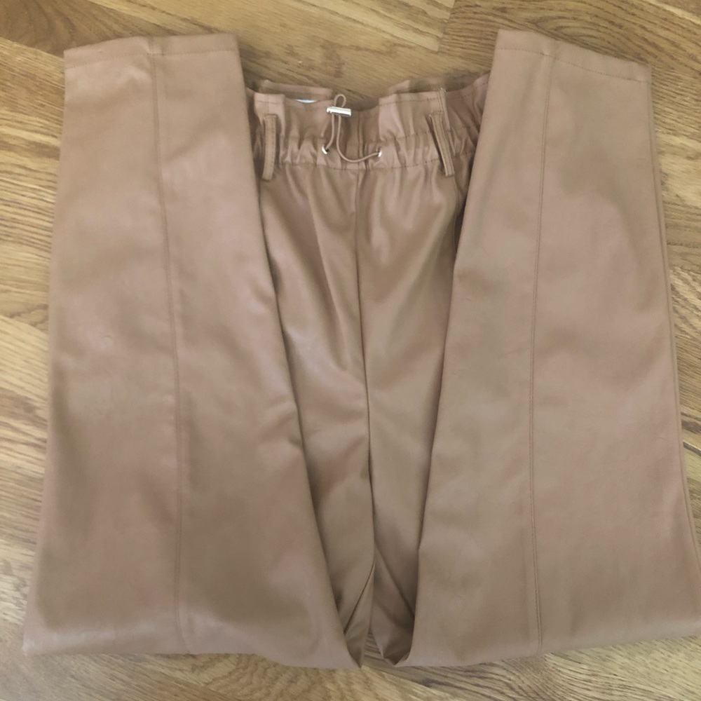 NWOT faux leather pants